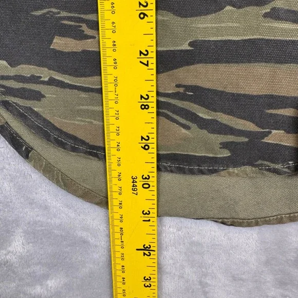 Zadig & Voltaire Defile Womens Tiger Stripe Camo Military Shirt Canvas Jacket XS - Picture 4 of 8